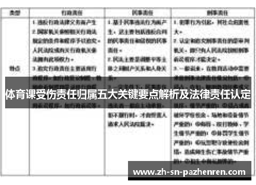 体育课受伤责任归属五大关键要点解析及法律责任认定